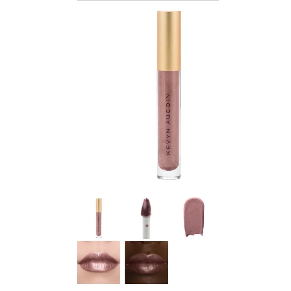 Kevyn Aucoin Lip Color The Molten Metals Titanium Metallic Liquid Gloss